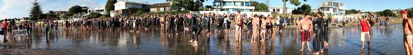 Panorama - Charity swim for Christchurch